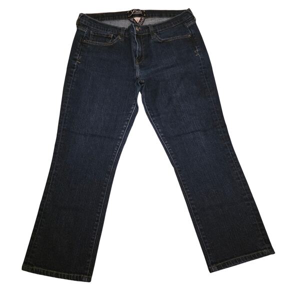 Lucky Brand Southside Zoe Straight Leg Jeans Women’s Size 12 Resin Dark Wash - Picture 1 of 8